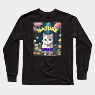 Cat Nature Cuddle Long Sleeve T-Shirt